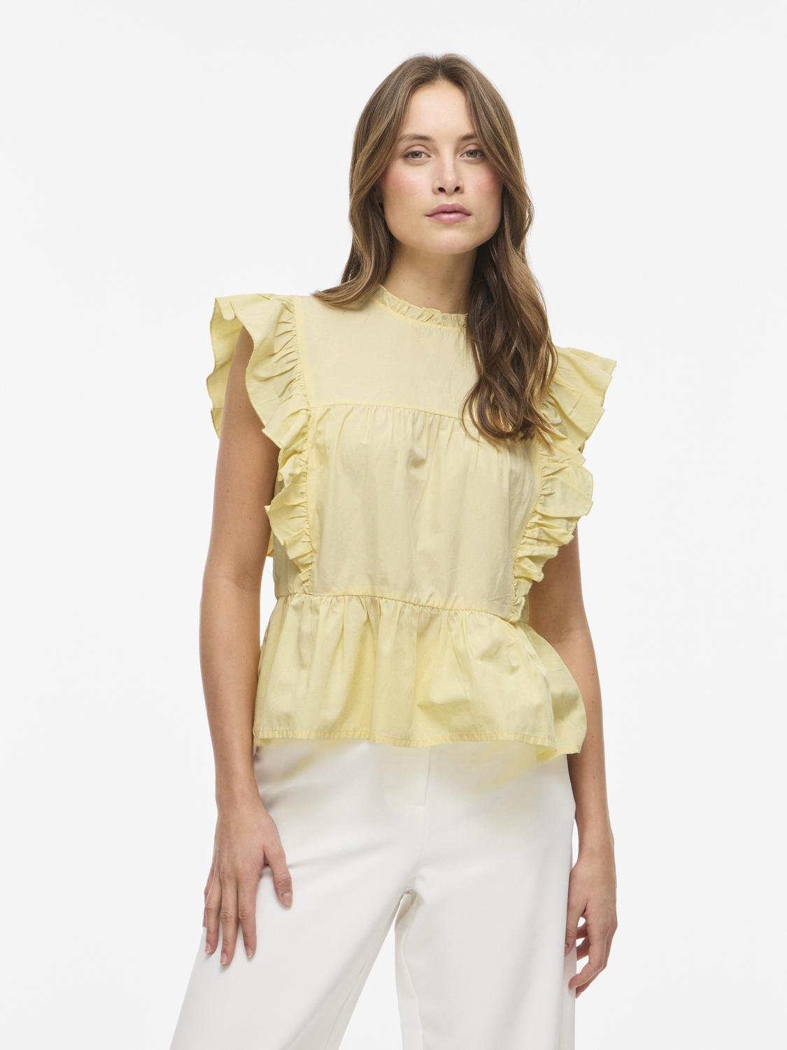 VIRUFELLA Top - Pale Banana - VERO MODA & VILA Bergvik